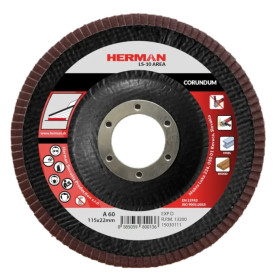 Lamelový kotouč na ocel 115 mm/P60 LS-10 Area corundum