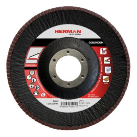 Lamelový kotouč na ocel 125 mm/P60 LS-10 Area corundum