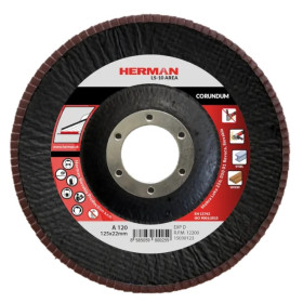 Lamelový kotouč na ocel 125 mm/P120 LS-10 Area corundum