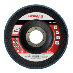 Lamelový kotouč na nerez 125 mm/P80 LR-10 Area zirconia