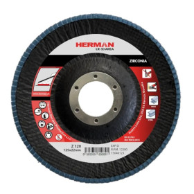 Lamelový kotouč na nerez 125 mm/P120 LR-10 Area zirconia