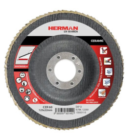 Lamelový kotouč na nerez a legované oceli 125 mm/P60 LX-10 Area ceramic