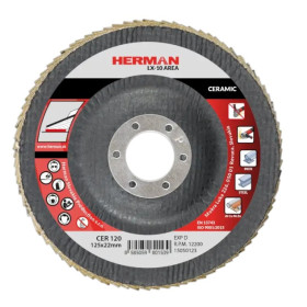 Lamelový kotouč na nerez a legované oceli 125 mm/P120 LX-10 Area ceramic