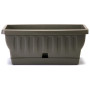 Plastový truhlík s podložkou 51,5x23x21,5 cm Natura, hnědošedý