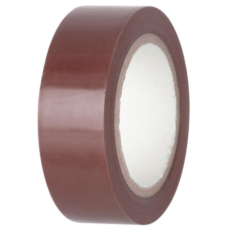 Izolační lepící páska 19 mm x 10 m, hnědá