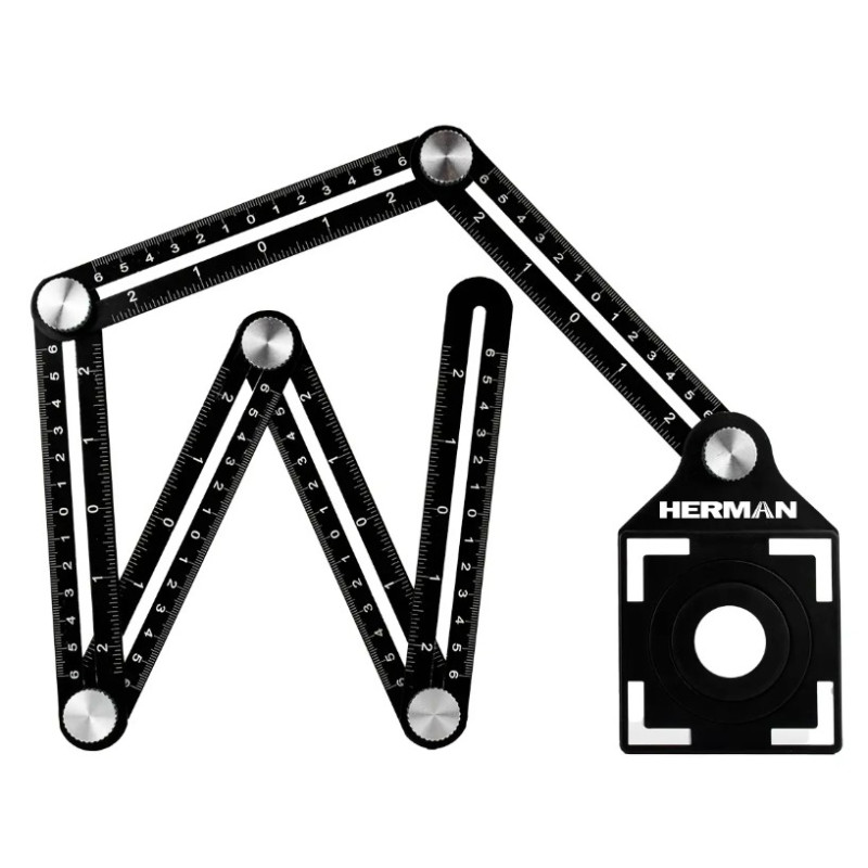 HERMAN Multifunkční pravítko s označováním otvorů PT-16 80040304