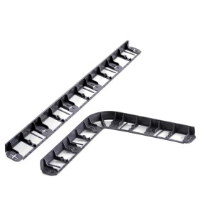 Plastový okraj 800x8,4x4,5 cm Border, černý