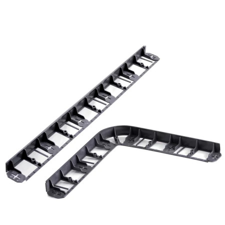 Plastový okraj 800x8,4x4,5 cm Border, černý