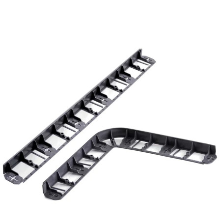 Plastový okraj 800x8,4x5,7 cm Border, černý