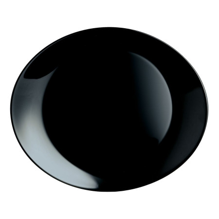 Mělký talíř 30x26 cm Steak Friends Time Black