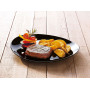 Mělký talíř 30x26 cm Steak Friends Time Black