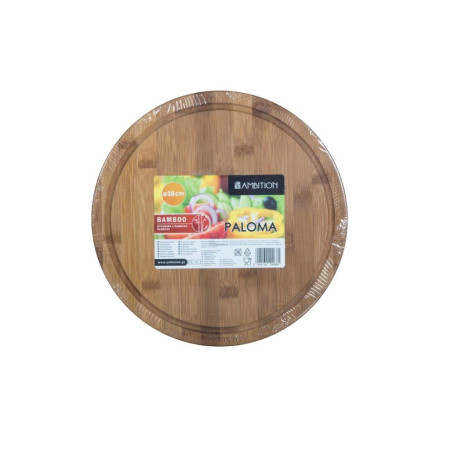 Bambusové prkénko na krájení 28x1,5 cm Paloma