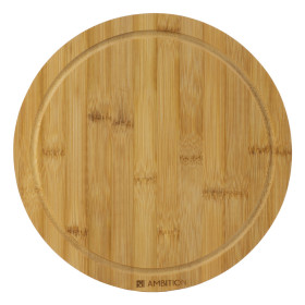 Kulaté bambusové prkénka na krájení 28 cm Pezzi, 2 ks