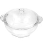 Skleněná servírovací mísa s víkem 2,5 l Granity