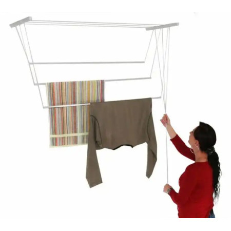 Stropní sušák na prádlo 110 cm, 5 tyčí