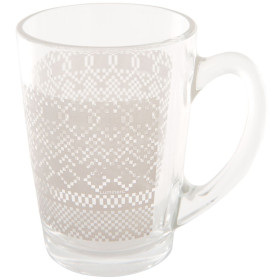 Skleněný hrnek 320 ml New Morning Checked