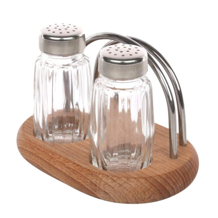 Slánka a pepřenka s držákem na ubrousky President