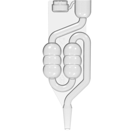 Fermentační trubička 6-komorová se zátkou