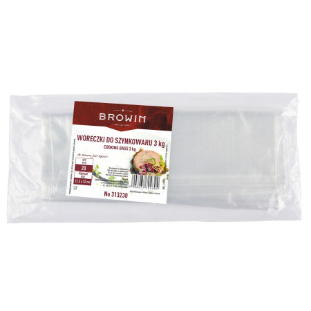 Fóliové sáčky do šunkovaru 3 kg, 20 ks