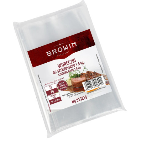 Fóliové sáčky do šunkovaru 1,5 kg, 20 ks