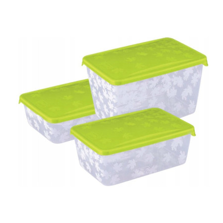 Plastové nádobky na potraviny Rukkola, 3 ks