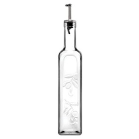 Nádobka na olej/ocet 500 ml s kovovým víčkem a nálevkou