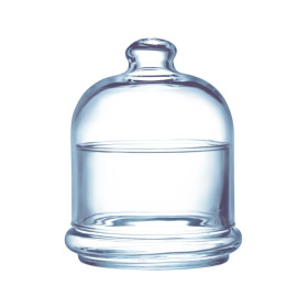 Skleněná nádobka s víkem 10 cm Basic