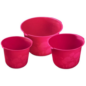 Plastové kuchyňské misky Maki, 3 velikosti