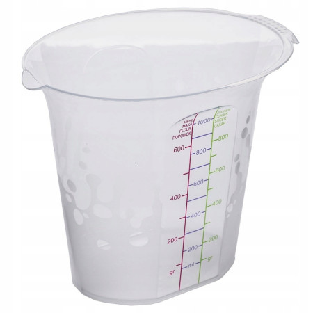 Plastová kuchyňská odměrka 1 L