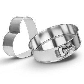 Forma na pečení dortu 24 cm kruh/srdce