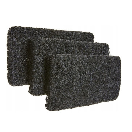 Uhlíkový filtr pro kompostovací koš, 3 ks