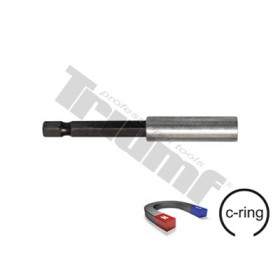 Magnetický nástavec na bity s pojistným kroužkem 1/4"