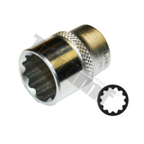 Nástrčný klíč 12-hran 22 mm 1/2"