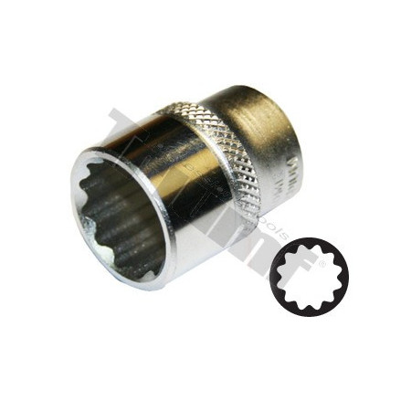 Nástrčný klíč 12-hran 22 mm 1/2"