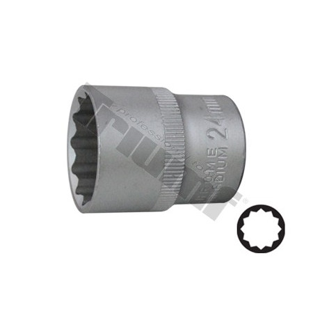 Nástrčný klíč 12-hran 24 mm 1/2"