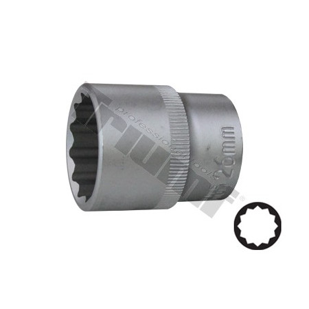 Nástrčný klíč 12-hran 26 mm 1/2"
