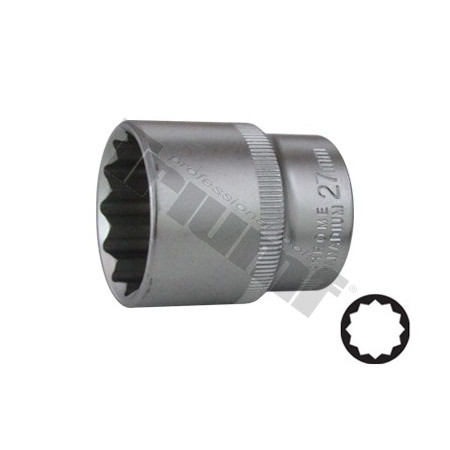 Nástrčný klíč 12-hran 27 mm 1/2"