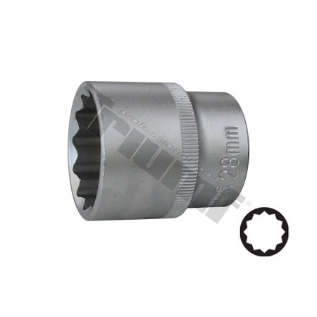 Nástrčný klíč 12-hran 28 mm 1/2"