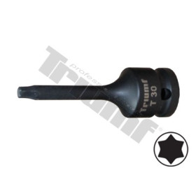 Kovaný bit torx T30 mm s 1/2" hlavicí, 80 mm