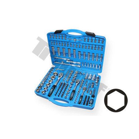 Gola sada 6-hran 1/4", 3/8", 1/2", 171 dílů