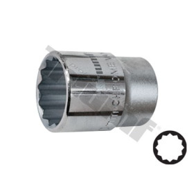Nástrčný klíč 12-hran 17 mm 3/4"