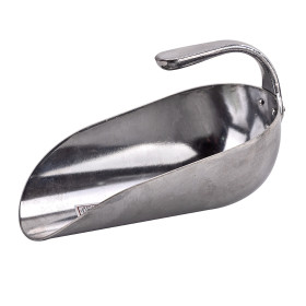 Hliníková lopatka na krmivo s vnitřní rukojetí 1250 g