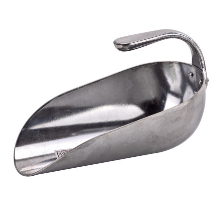 Hliníková lopatka na krmivo s vnitřní rukojetí 1250 g