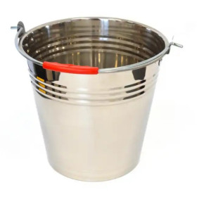 Nerezový kbelík 12 L s rukojetí