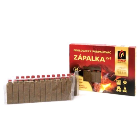 Podpalovač SOLO zápalka 2v1