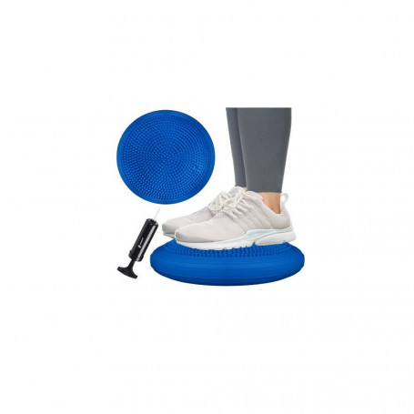 Balanční a masážní podložka + pumpička SPRINGOS PROMEDIC tmavě modrá