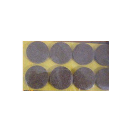 Plstěná podložka 22 mm samolepící, hnědá