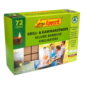 Pevný podpalovač přírodní, 72 ks