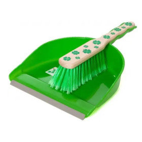 Metlička s lopatkou BIO, zelená