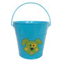 Dětský kbelík kovový 1,2 L, modrý